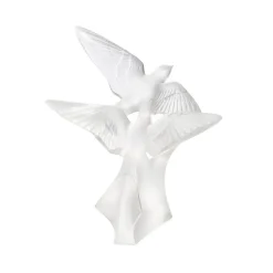 Vessière Cristaux Sculptures Et Figurines|Bestiaire|Sculpture deux hirondelles lalique