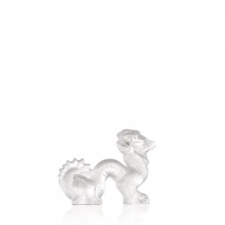 Vessière Cristaux Sculptures Et Figurines|Animaux Cristal|Sculpture dragon clair lalique