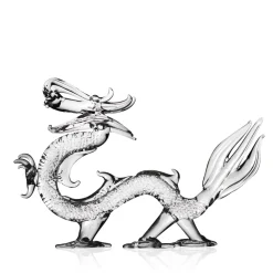 Vessière Cristaux Animaux Cristal|Bestiaire|Sculpture dragon cristal zodiaque chinois