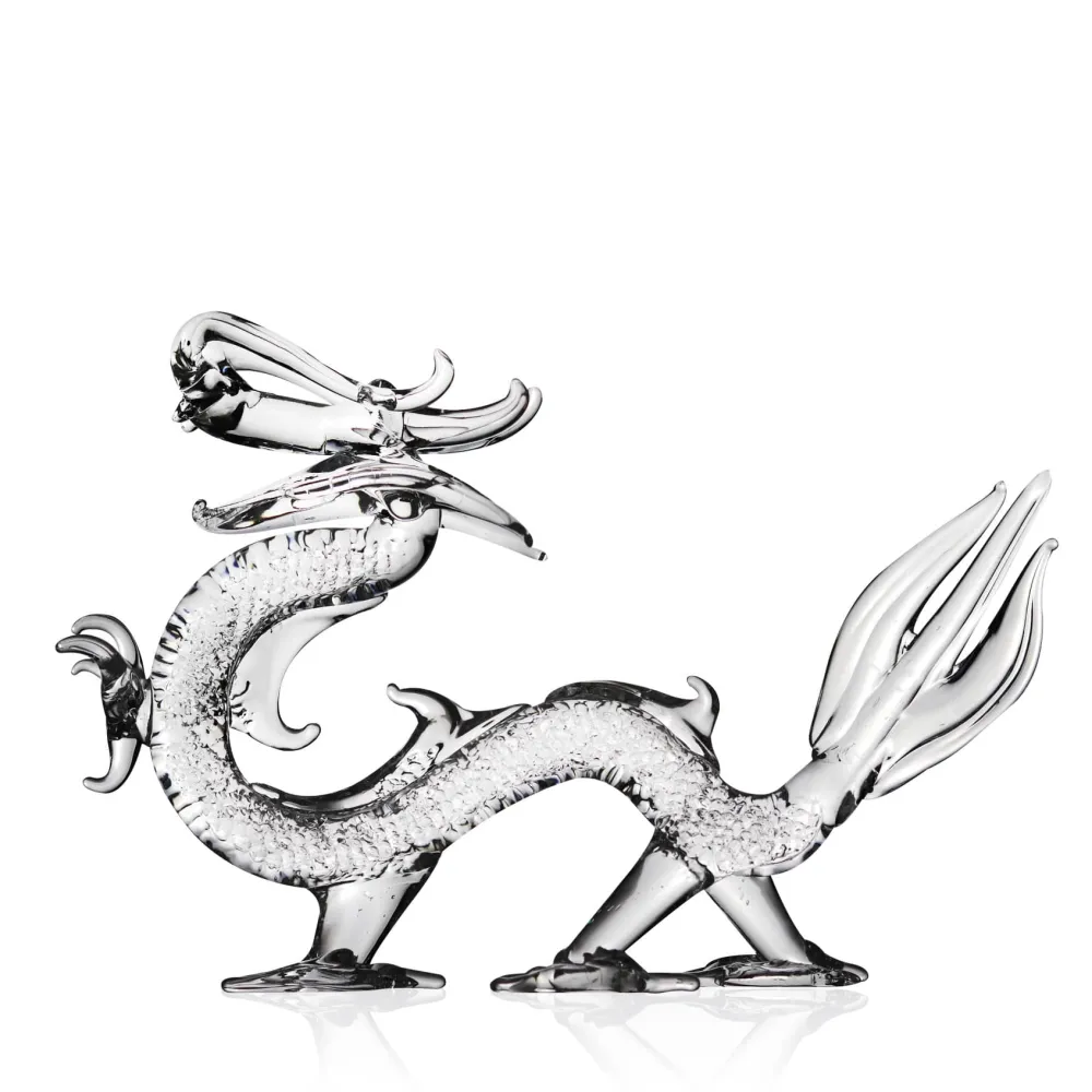 Vessière Cristaux Animaux Cristal|Bestiaire|Sculpture dragon cristal zodiaque chinois