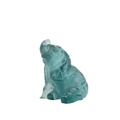 Vessière Cristaux Sculptures Et Figurines|Sculpture Élephanteau terramineral Lalique