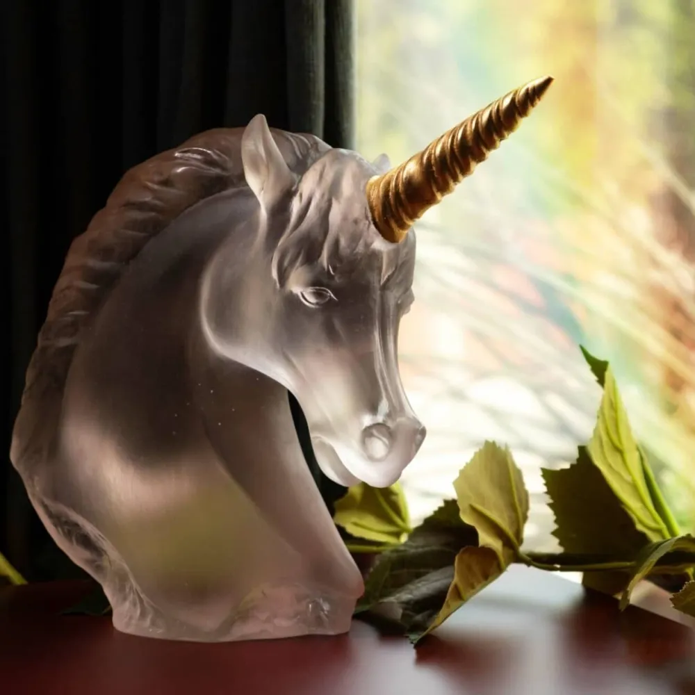 Vessière Cristaux Editions D’Art|Bestiaire|Sculpture Licorne Daum