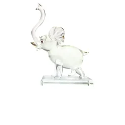Vessière Cristaux Animaux Cristal|Bestiaire|Sculpture éléphant cristal