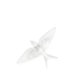 Vessière Cristaux Sculptures Et Figurines|Bestiaire|Sculpture murale hirondelle ailes baissées lalique