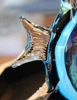 Vessière Cristaux Animaux Cristal|Sculptures Cristal|Sculpture poisson œil de Neptune