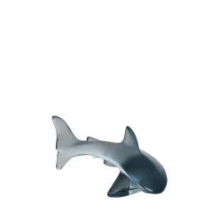 Vessière Cristaux Bestiaire|Animaux Cristal|Sculpture requin pm lalique