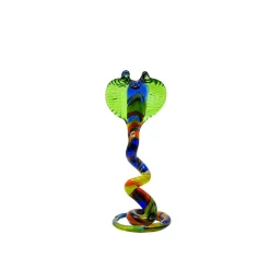 Vessière Cristaux Bestiaire|Animaux Cristal|Sculpture serpent cobra humoristique