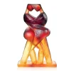 Vessière Cristaux Editions D’Art|Sculptures Cristal|Sculpture Tango à Paris Myriam Franck Daum