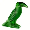 Vessière Cristaux Bestiaire|Sculptures Et Figurines|Sculpture Toucan vert Lalique