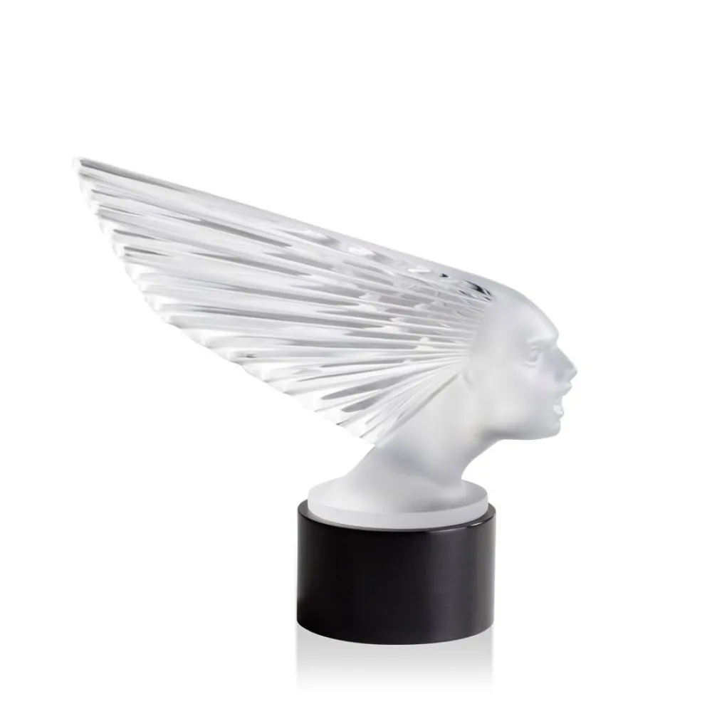 Vessière Cristaux Sculptures Et Figurines|Sculptures Cristal|Sculpture victoire lumineuse « Spirit of the wind » Lalique