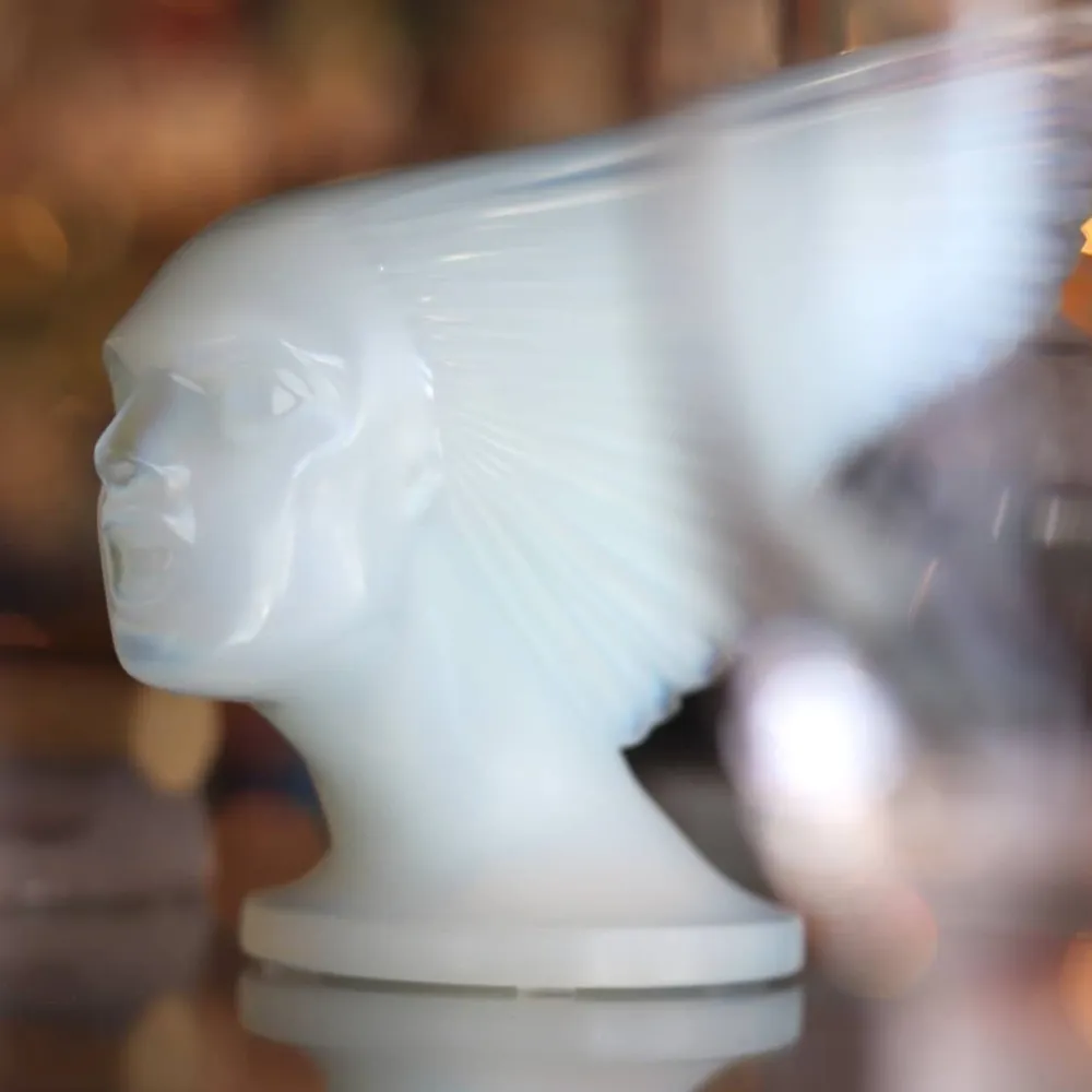Vessière Cristaux Sculptures Et Figurines|Sulfures Cristal|Sculpture Victoire opale « Spirit of the wind » Lalique