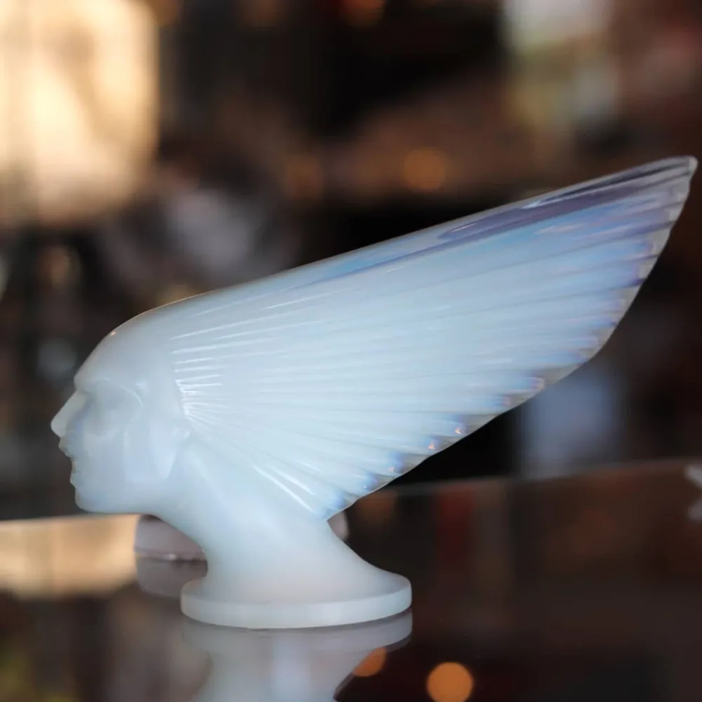 Vessière Cristaux Sculptures Et Figurines|Sulfures Cristal|Sculpture Victoire opale « Spirit of the wind » Lalique
