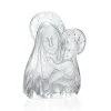 Vessière Cristaux Symboles Religieux Cristal|Sculptures Cristal|Sculpture vierge à l’enfant cristal