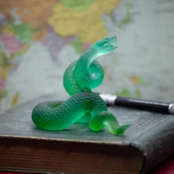 Vessière Cristaux Editions D’Art|Bestiaire|Serpent zodiaque 2025 vert Daum