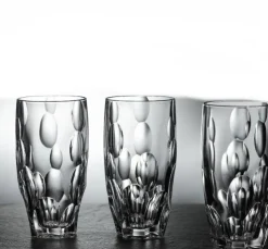 Vessière Cristaux Verre À Bière|Art De La Table|Set 4 chopes cristal sphere