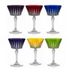 Vessière Cristaux Coffrets Verres Cristal|Flûte Champagne|Set 6 coupes champagne couleur timeless