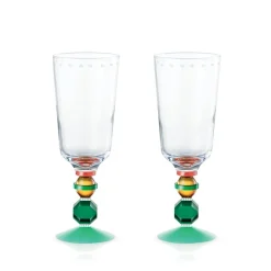 Vessière Cristaux Coffrets Verres Cristal|Verre Cristal Couleur|Set 2 grand verre Mayfair Reflections Copenhagen