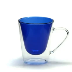 Vessière Cristaux Verre En Cristal Taillé|Art De La Table|Set 2 Mugs en cristal double paroi