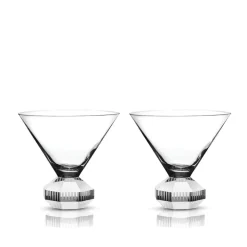 Vessière Cristaux Coffrets Verres Cristal|Verre En Cristal Taillé|Set 2 verre à cocktail Chelsea Reflections Copenhagen