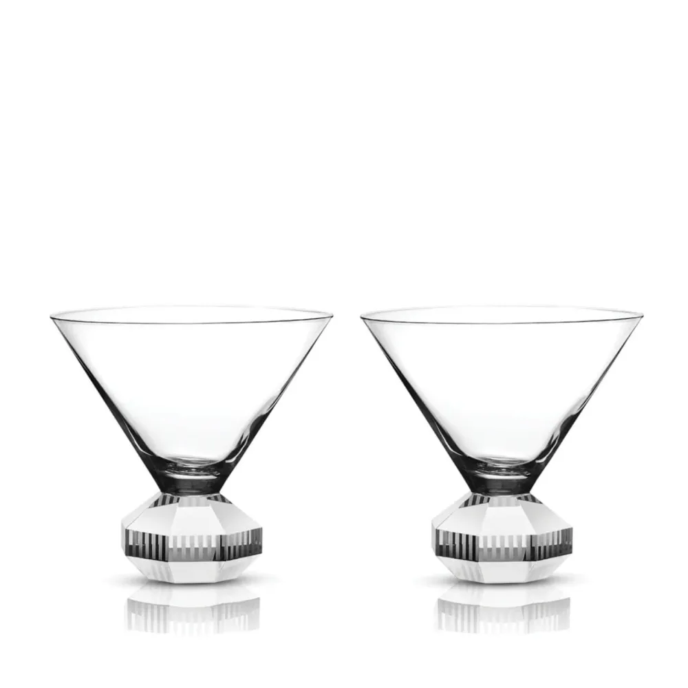 Vessière Cristaux Coffrets Verres Cristal|Verre En Cristal Taillé|Set 2 verre à cocktail Chelsea Reflections Copenhagen