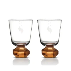 Vessière Cristaux Verre|Verre À Pied|Set 2 verre Chelsea clair rouge Reflections Copenhagen