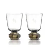 Vessière Cristaux Verre À Pied|Coffrets Verres Cristal|Set 2 verre Chelsea clair gris Reflections Copenhagen