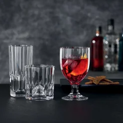 Vessière Cristaux Art De La Table|Verre En Cristal Taillé|Set 4 verres sur pied aspen nachtmann