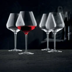 Vessière Cristaux Coffrets Verres Cristal|Verre En Cristal Uni|Set 4 verres vin bourgogne vinova Nachtmann