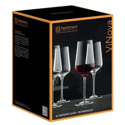 Vessière Cristaux Art De La Table|Coffrets Verres Cristal|Set 4 verres vin rouge vinova Nachtmann