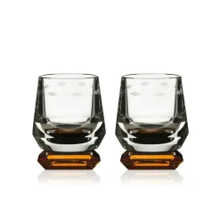 Vessière Cristaux Verre À Whisky|Verre|Set 2 Whimsy ambre verre à whisky Reflections Copenhagen