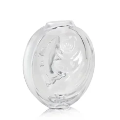 Vessière Cristaux Vases|Soliflore carpe koi lalique