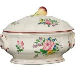 Vessière Cristaux Lunéville|Soupiere ovale lxv reverbere