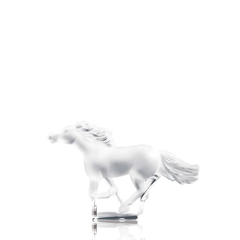 Vessière Cristaux Sculptures Et Figurines|Bestiaire|Statuette cheval kazak lalique