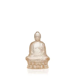 Vessière Cristaux Sculptures Et Figurines|Symboles Religieux Cristal|Statuette petit bouddha lalique