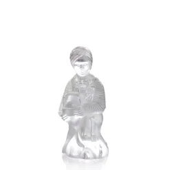 Vessière Cristaux Sculptures Et Figurines|Sculptures Cristal|Statuette roi mage melchior lalique