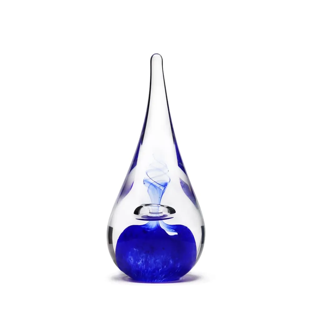 Vessière Cristaux Sulfures, Presse-Papiers|Décoration|Sulfure goutte bleue cristal