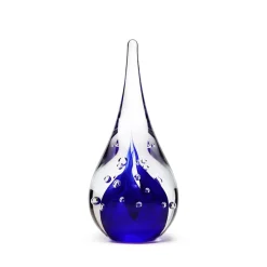Vessière Cristaux Sulfures, Presse-Papiers|Sulfures Cristal|Sulfure goutte bulle cristal bleu