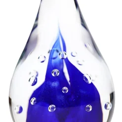 Vessière Cristaux Sulfures, Presse-Papiers|Sulfures Cristal|Sulfure goutte bulle cristal bleu