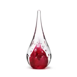Vessière Cristaux Sulfures Cristal|Décoration|Sulfure goutte bulle cristal rouge