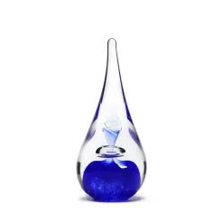 Vessière Cristaux Sulfures Cristal|Décoration|Sulfure goutte cristal bleu nuit