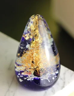 Vessière Cristaux Sulfures, Presse-Papiers|Décoration|Sulfure monolithe cristal