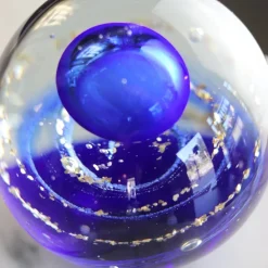 Vessière Cristaux Sulfures Cristal|Sulfures, Presse-Papiers Cristal|Sulfure voie lactée bleu