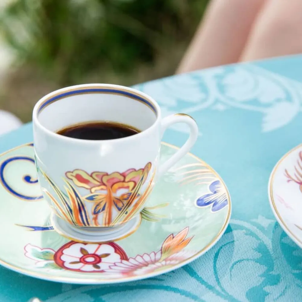Vessière Cristaux Art De La Table|Assiette Céramique|Tasse café porcelaine 13 cl Imari Raynaud