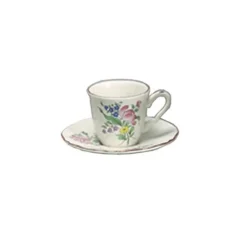 Vessière Cristaux Lunéville|Tasse cafe reverbere fin