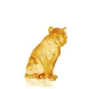 Vessière Cristaux Animaux Cristal|Sculptures Et Figurines|Tigre assis lalique