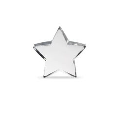 Vessière Cristaux Décoration|Sulfures, Presse-Papiers Cristal|Étoile zinzin baccarat