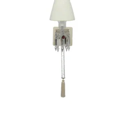 Vessière Cristaux Luminaires|Appliques Cristal|Torch applique murale baccarat
