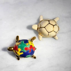 Vessière Cristaux Animaux|Animaux Cristal|Tortue camouflage Longue Vie Longwy