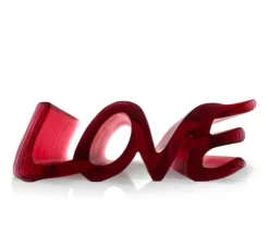 Vessière Cristaux Editions D’Art|Éditions D’Art Cristal|True love grand modèle rouge Daum