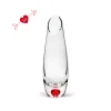 Vessière Cristaux Vases|Vases Cristal Clair|Vase adèle cristal rouge